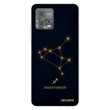 Picasee silikonowe przeźroczyste etui na Motorola Moto G72 - SAGITTARIUS