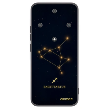 Picasee silikonowe czarne etui na Honor Magic5 Lite 5G - SAGITTARIUS