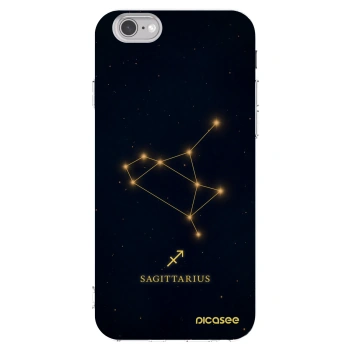 Picasee silikonowe przeźroczyste etui na Apple iPhone 6/6S - SAGITTARIUS