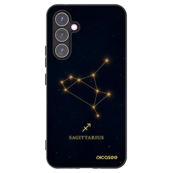 Picasee silikonowe czarne etui na Samsung Galaxy A54 5G A546B - SAGITTARIUS