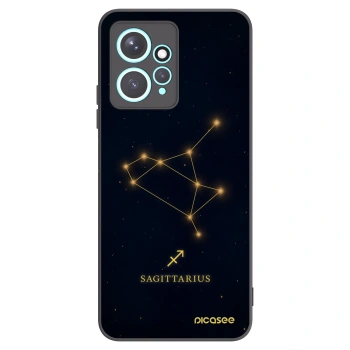 Picasee silikonowe czarne etui na Xiaomi Redmi Note 12 4G - SAGITTARIUS