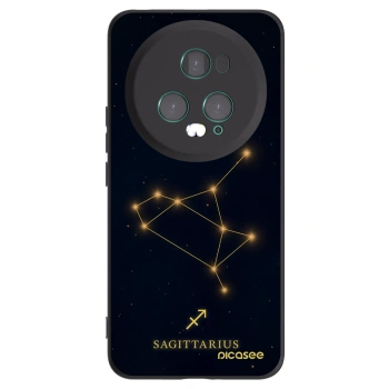 Picasee silikonowe czarne etui na Honor Magic5 Pro - SAGITTARIUS
