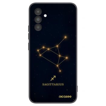 Picasee silikonowe czarne etui na Samsung Galaxy A04s A047F - SAGITTARIUS