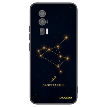 Picasee silikonowe czarne etui na Xiaomi Poco F5 Pro 5G - SAGITTARIUS