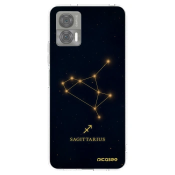 Picasee silikonowe przeźroczyste etui na Motorola Edge 30 Neo - SAGITTARIUS