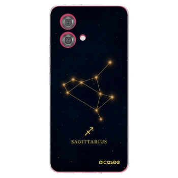 Picasee silikonowe przeźroczyste etui na Motorola Moto G84 5G - SAGITTARIUS