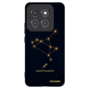 Picasee silikonowe czarne etui na Xiaomi 14 Pro - SAGITTARIUS