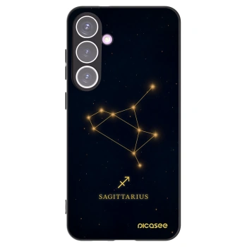 Picasee silikonowe czarne etui na Samsung Galaxy S24+ S926B 5G - SAGITTARIUS