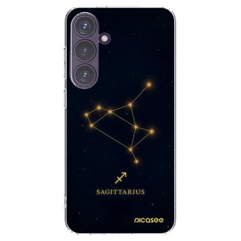 Picasee silikonowe przeźroczyste etui na Samsung Galaxy S24+ S926B 5G - SAGITTARIUS