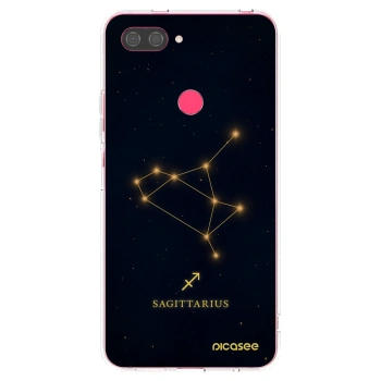 Picasee silikonowe przeźroczyste etui na Xiaomi Mi 8 Lite - SAGITTARIUS