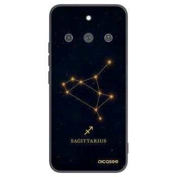 Picasee silikonowe czarne etui na Realme 11 Pro+ - SAGITTARIUS