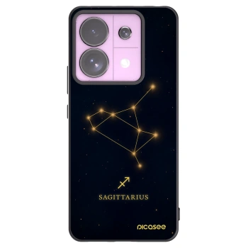 Picasee silikonowe czarne etui na Xiaomi Redmi Note 13 Pro 5G - SAGITTARIUS
