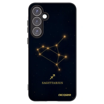 Picasee silikonowe czarne etui na Samsung Galaxy A55 5G A556B - SAGITTARIUS