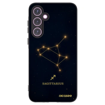 Picasee silikonowe czarne etui na Samsung Galaxy A35 5G A356B - SAGITTARIUS