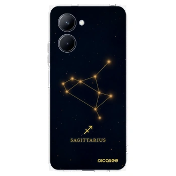 Picasee silikonowe przeźroczyste etui na Realme C33 (2023) - SAGITTARIUS