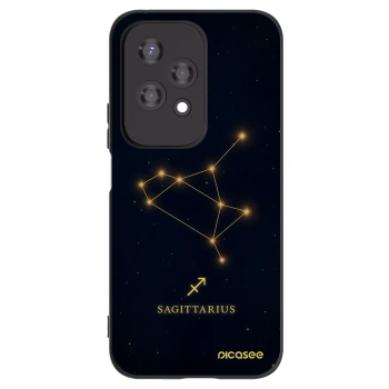 Picasee silikonowe czarne etui na Honor 200 Lite - SAGITTARIUS