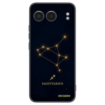 Picasee silikonowe czarne etui na OnePlus Nord 4 - SAGITTARIUS