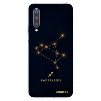 Picasee silikonowe przeźroczyste etui na Xiaomi Mi 9 - SAGITTARIUS