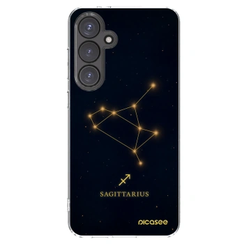 Picasee silikonowe przeźroczyste etui na Samsung Galaxy S24 FE S721B - SAGITTARIUS
