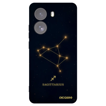 Picasee silikonowe czarne etui na Xiaomi Poco X7 - SAGITTARIUS