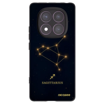 Picasee silikonowe czarne etui na Xiaomi Redmi Note 14 Pro 4G - SAGITTARIUS
