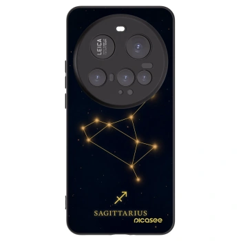 Picasee silikonowe czarne etui na Xiaomi 15 Ultra - SAGITTARIUS