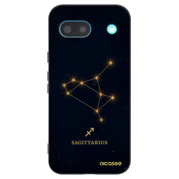 Picasee silikonowe czarne etui na Google Pixel 8 - SAGITTARIUS