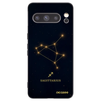 Picasee silikonowe czarne etui na Google Pixel 8 Pro - SAGITTARIUS