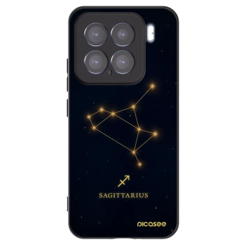 Picasee silikonowe czarne etui na Xiaomi 15 - SAGITTARIUS