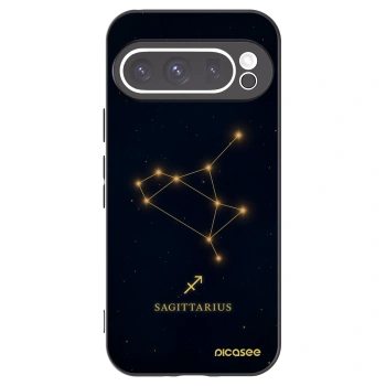 Picasee silikonowe czarne etui na Google Pixel 9 Pro - SAGITTARIUS