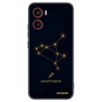 Picasee silikonowe czarne etui na Motorola Moto G05 - SAGITTARIUS
