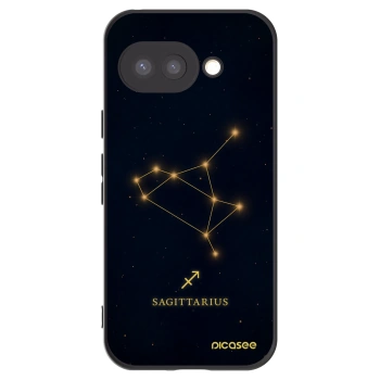 Picasee silikonowe czarne etui na Google Pixel 9a - SAGITTARIUS