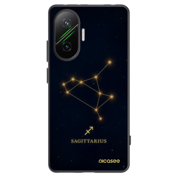 Picasee silikonowe czarne etui na Xiaomi Poco F7 Pro 5G - SAGITTARIUS