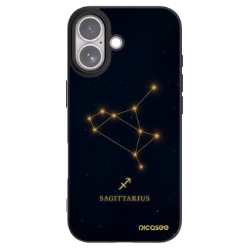 Picasee silikonowe czarne etui na Apple iPhone 17 - SAGITTARIUS