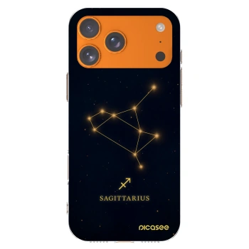 Picasee silikonowe przeźroczyste etui na Apple iPhone 17 Pro Max - SAGITTARIUS