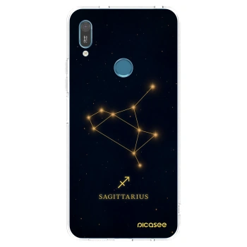 Picasee silikonowe przeźroczyste etui na Huawei Y6 2019 - SAGITTARIUS