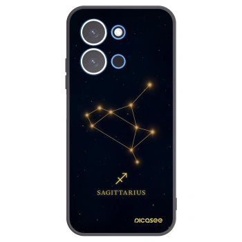 Picasee silikonowe czarne etui na Xiaomi Redmi 15C 4G - SAGITTARIUS