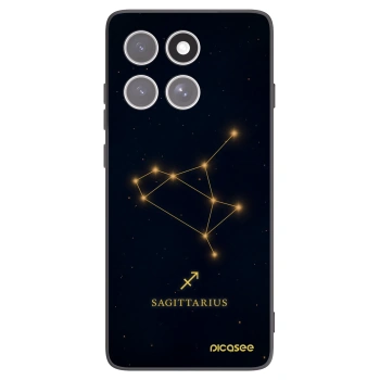 Picasee silikonowe czarne etui na Motorola Edge 60 Fusion - SAGITTARIUS