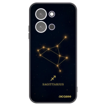 Picasee silikonowe czarne etui na Xiaomi Redmi 15C 5G - SAGITTARIUS