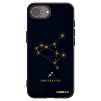 Picasee silikonowe czarne etui na Apple iPhone 17e - SAGITTARIUS