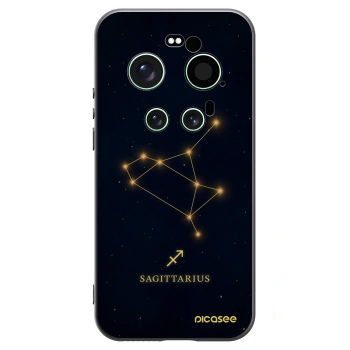Picasee silikonowe czarne etui na Xiaomi 17 Ultra - SAGITTARIUS