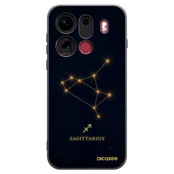 Picasee silikonowe czarne etui na OPPO Find X9 Pro - SAGITTARIUS