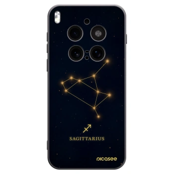 Picasee silikonowe czarne etui na Vivo X300 Pro - SAGITTARIUS