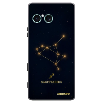 Picasee silikonowe czarne etui na Sony Xperia 10 VII - SAGITTARIUS