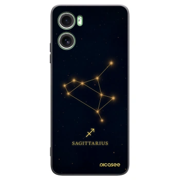 Picasee silikonowe czarne etui na Motorola Moto G06 - SAGITTARIUS