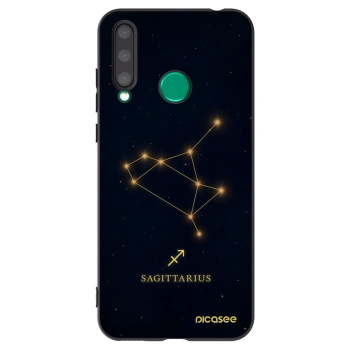 Picasee silikonowe czarne etui na Honor 20 Lite - SAGITTARIUS