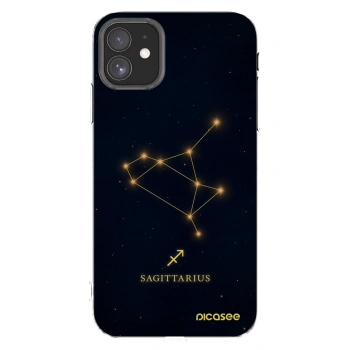 Picasee silikonowe przeźroczyste etui na Apple iPhone 11 - SAGITTARIUS
