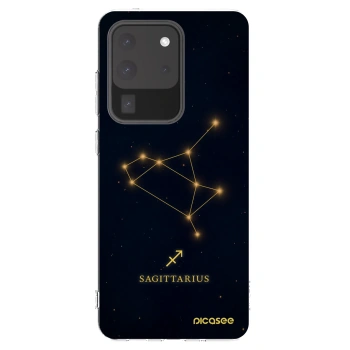 Picasee silikonowe przeźroczyste etui na Samsung Galaxy S20 Ultra 5G G988F - SAGITTARIUS