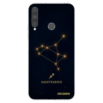 Picasee silikonowe przeźroczyste etui na Huawei P40 Lite E - SAGITTARIUS
