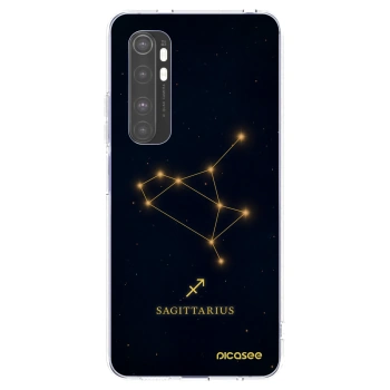 Picasee silikonowe przeźroczyste etui na Xiaomi Mi Note 10 Lite - SAGITTARIUS